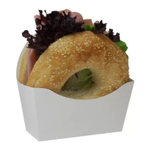 Bagel Scoop Blanc 120x46x60/120mm